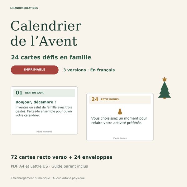 Family Advent calendar — 24 challenges