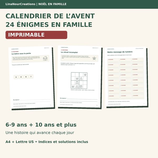 Advent calendar — 24 puzzles